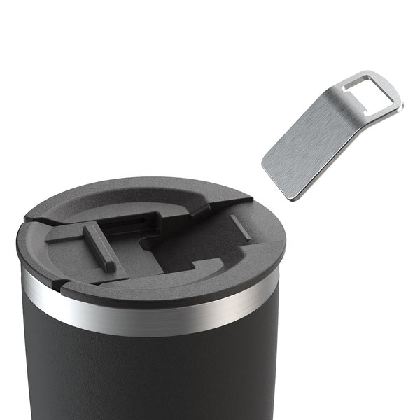 20oz Powder Coated TumblerColorful Stainless Steel Double Wall Coffee Tumbler with Bottle Opener Lid