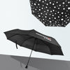 Customize manual open black portable gift custom logo rain compact travel 3 fold umbrella folding