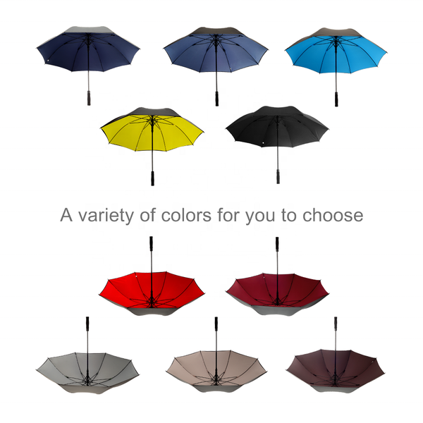 Double Layer Heavy Duty Oversized Golf Umbrella Waterproof Rain Umbrellas