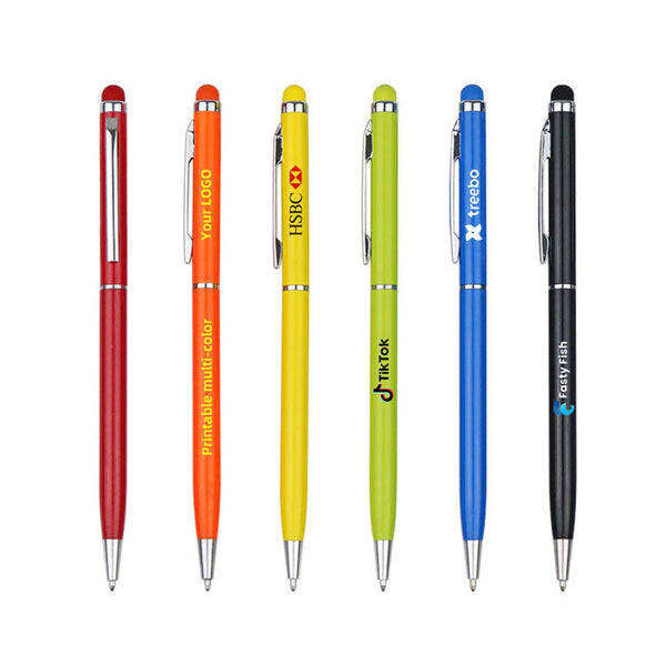 Office promotional high quality metal roller ball pen with custom logo