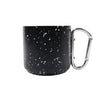 Custom printing camper sublimation handle religious mugs stainless steel cup campfire camping metal carabiner mug