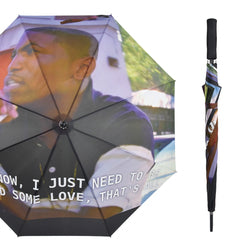 Wholesale luxury umbrella for wind super strong advertise custom designed printing stick straight customized umbrella