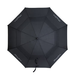 Custom logo 60 inch double canopy sturdy storm printed branded large canopy extra strong golf umbrella