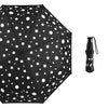 Customize manual open black portable gift custom logo rain compact travel 3 fold umbrella folding