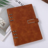 Luxury Gifts Promotional Business Office Style Fabric Imitation Leather Cover Detachable A5 Loose Leaf Notebooks
