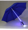 Printed Flashlight LED Lighting Bubble Dome Oversized Transparent Custom Clear Umbrella