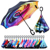 Wholesale Custom C Handle Windproof Reverse Invert Umbrella Double Layer Umbrella