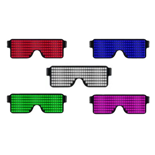 LED luminous glasses party supplies lights party glasses concert bar music festival Glow Led Light Up glasses