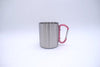 Custom printing camper sublimation handle religious mugs stainless steel cup campfire camping metal carabiner mug