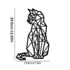 1PC Hanging Linear Cat Iron Wall Decoration Metal Wall Decor Living Room Study Wall Hanging Home Art