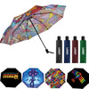 Personalize manual open ladies shade portable sun women foldable 3 fold umbrellas for the rain