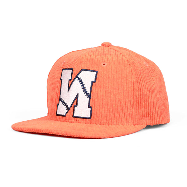 Custom Fashion Embroidered Logo6 Panel Gorras Corduroy Snapback Caps