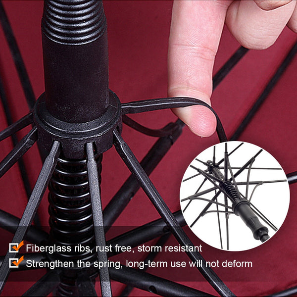 Double Layer Heavy Duty Oversized Golf Umbrella Waterproof Rain Umbrellas