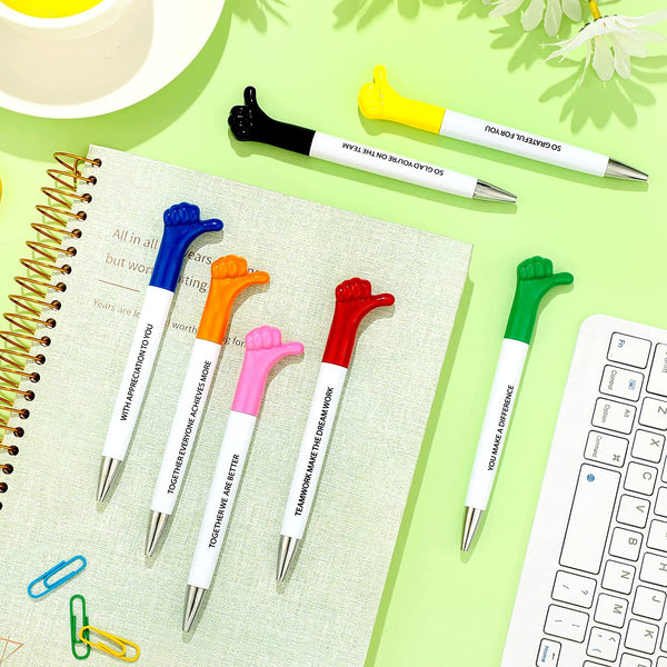 Thumbs up Ballpoint Pens Hand Gesture Fun Pens Appreciation Pens (25PCS)