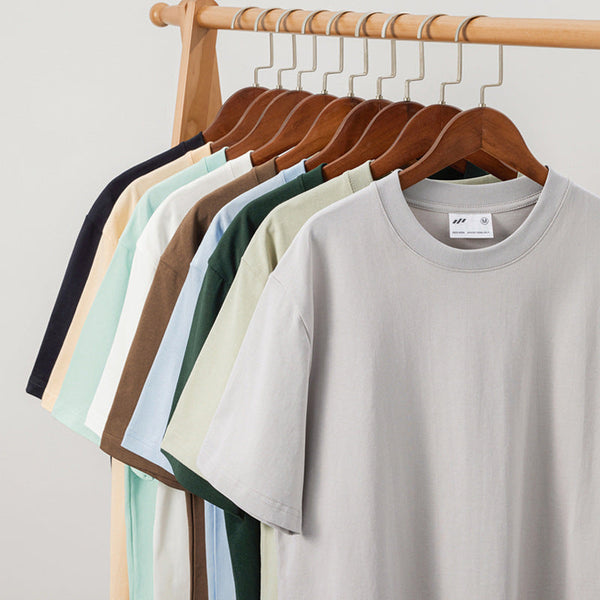 Plain T Shirt High Quality Cotton Blank T Shirt Custom White T Shirt Unisex Men's T-shirts Pour Hommes Wholesale Tshirts For Men