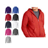 Custom Printing 285g 50% Cotton 50% Polyester Fabric New Style Full Zip Up Men's Hoodie