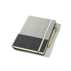 Give aways PU leather elastic bandage custom orange business stationery luxury classmate pen set composition notebook for gift