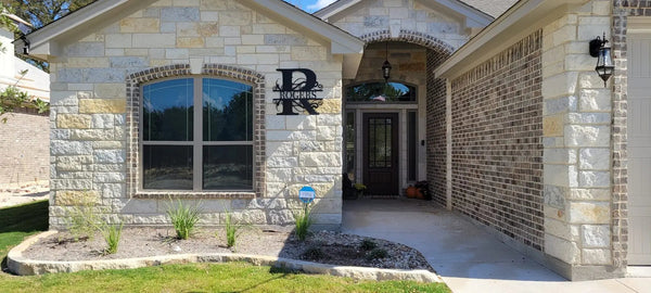 Personalized Name Metal Iron Monogram Sign Custom Outdoor Hanging Family Name Sign Garden Door Sign Wedding Party Wall Iron Decor