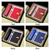 Promotional business branded items custom stainless steel vacuum flask notebook smart flask customer gift set