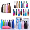 500mlVacuum Insulated Travel Water Bottle Leak-Proof Double Walled Cola Shape Stainless Steel Water Bottle