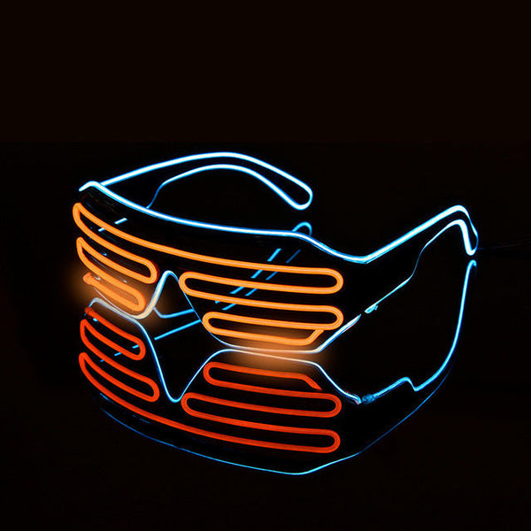 Civi Party Luminous Led Glasses Light Glasses Halloween Glass Decorative Cool Costume Halloween Party Glasses