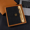 Luxury office Pen and PU Leather sets give aways Business Notebook Corporate Gift Set for women men