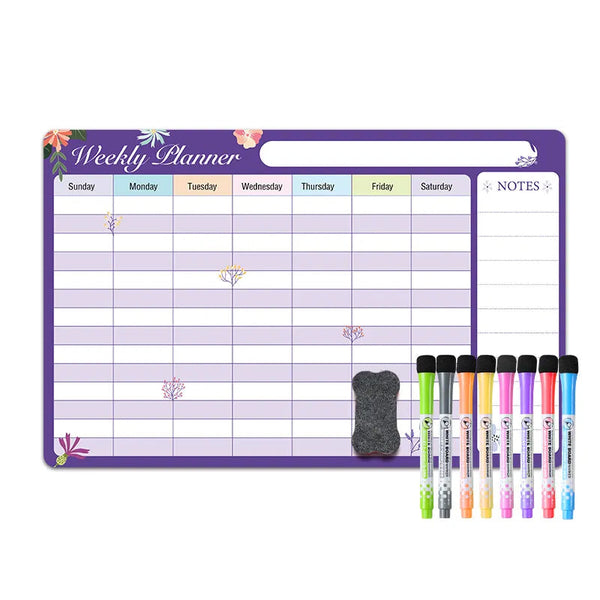Custom Magnetic Calendars Whiteboard Planner For Refrigerator