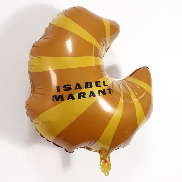Factory bread Food Croissant Yellow special custom styling Helium aluminum film balloon