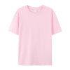 High Quality Stock Pure Color 100 % Cotton Men T Shirts Summer Round Neck Custom Shirts Clothes