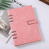 Luxury Gifts Promotional Business Office Style Fabric Imitation Leather Cover Detachable A5 Loose Leaf Notebooks