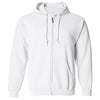 Custom Printing 285g 50% Cotton 50% Polyester Fabric New Style Full Zip Up Men's Hoodie