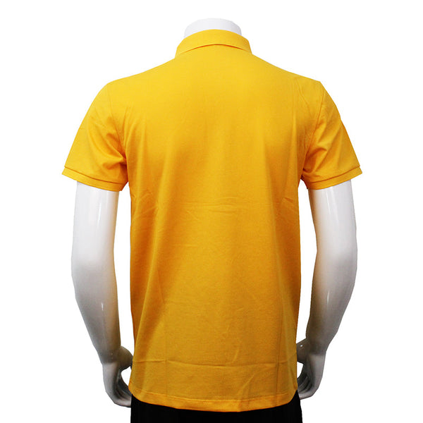 Promotional Shirt Yellow Short Sleeve Unisex Casual Quick Dry Sport Cotton Polos Shirt