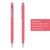 Hot selling metal ballpoint pen stylus pen aluminium promotional advertising ball pen with logo