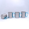 Custom printing camper sublimation handle religious mugs stainless steel cup campfire camping metal carabiner mug