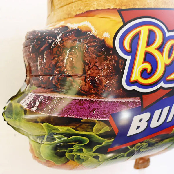 Custom advertising inflatable hamburger foil balloon