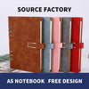 Luxury Gifts Promotional Business Office Style Fabric Imitation Leather Cover Detachable A5 Loose Leaf Notebooks