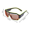 Civi Party Luminous Led Glasses Light Glasses Halloween Glass Decorative Cool Costume Halloween Party Glasses
