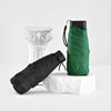 Light weight custom logo sun 5 folding small pocket size capsule mini umbrella