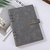 Luxury Gifts Promotional Business Office Style Fabric Imitation Leather Cover Detachable A5 Loose Leaf Notebooks