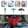Wholesale Custom C Handle Windproof Reverse Invert Umbrella Double Layer Umbrella