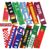 Custom logo Scarves 100% Polyester/Knitted Polyester/Satin/Fleece Embroidery Football Scarf