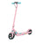 Red kids electric scooter eu stock folding Electric scooter with side led light for kids