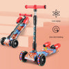 Scooter spray new wholesale 3 wheel Flashing cool Folding children electric kick water spray kids scooter with spray led lights