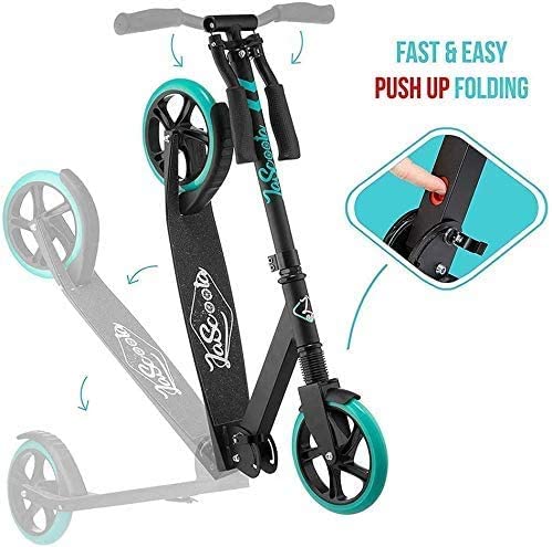 Best Seller Adult Teenager Scooters With Suspension Aluminium Folding Kick Skateboard Big Wheels Scooter SL-1500