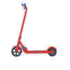 Red kids electric scooter eu stock folding Electric scooter with side led light for kids
