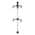 Floor to Ceiling Indoor Two Bike Store Away Telescopic Bike Holder